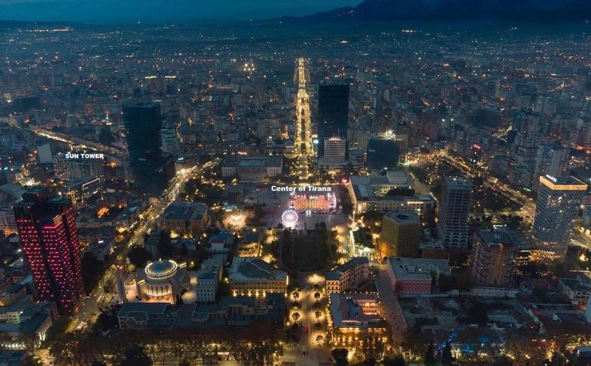 Sun Tower-Center Of Tirana Διαμέρισμα Εξωτερικό φωτογραφία