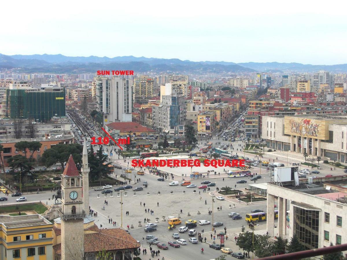 Sun Tower-Center Of Tirana Διαμέρισμα Εξωτερικό φωτογραφία