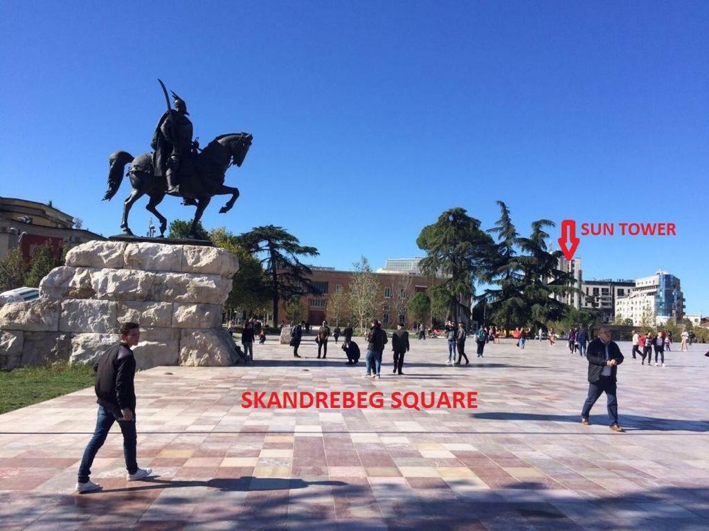 Sun Tower-Center Of Tirana Διαμέρισμα Εξωτερικό φωτογραφία